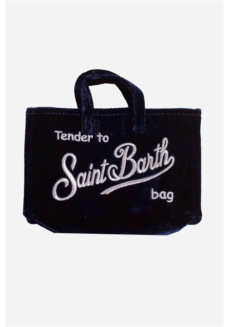 Phone bag in velluto SAINT BARTH | PHONE008 PHONE BAG VELVET00164I 61 EMB